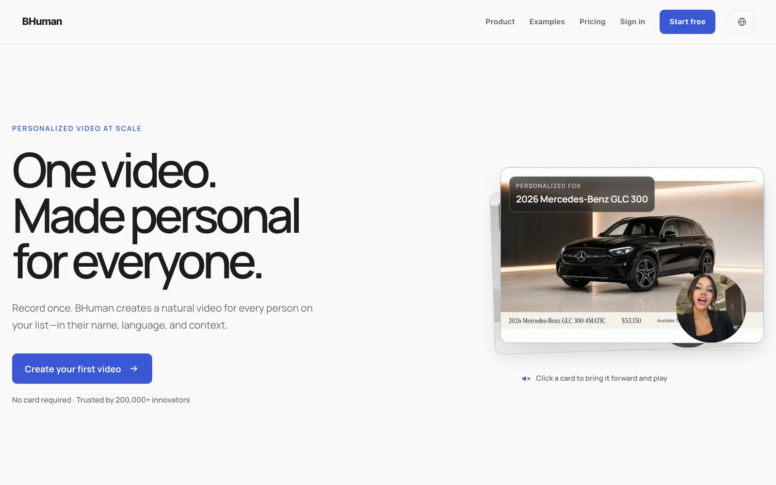 Screenshot of the BHuman website