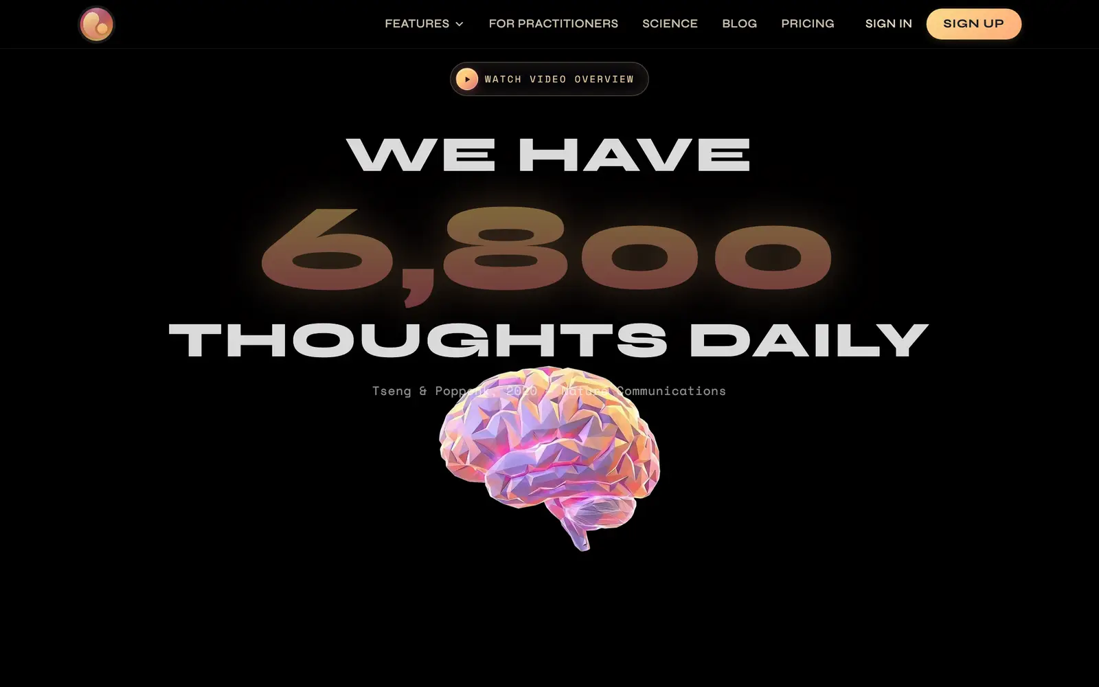 Screenshot of the DeepBliss website