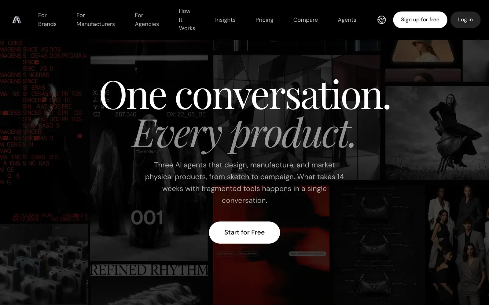 Screenshot of the IMAI Studio website