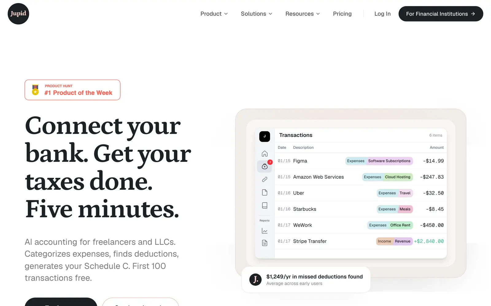 Screenshot of the Jupid website