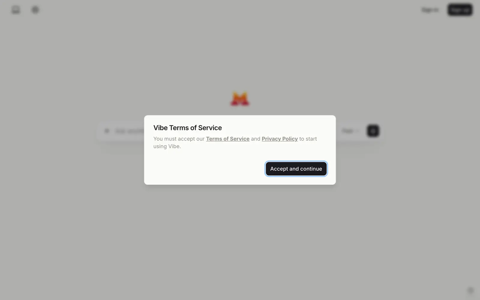Screenshot of the Le Chat website