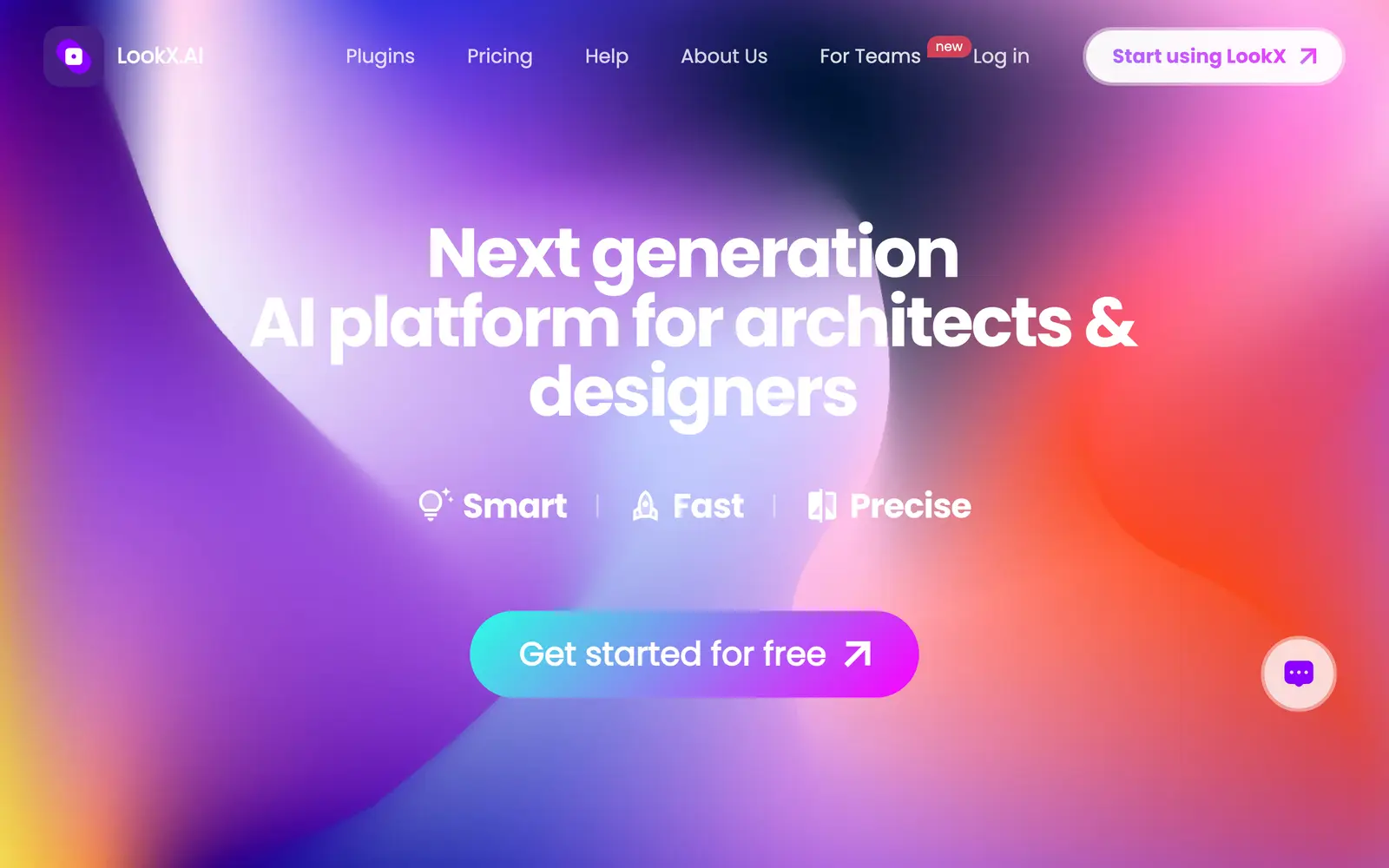 Screenshot of the LookX website