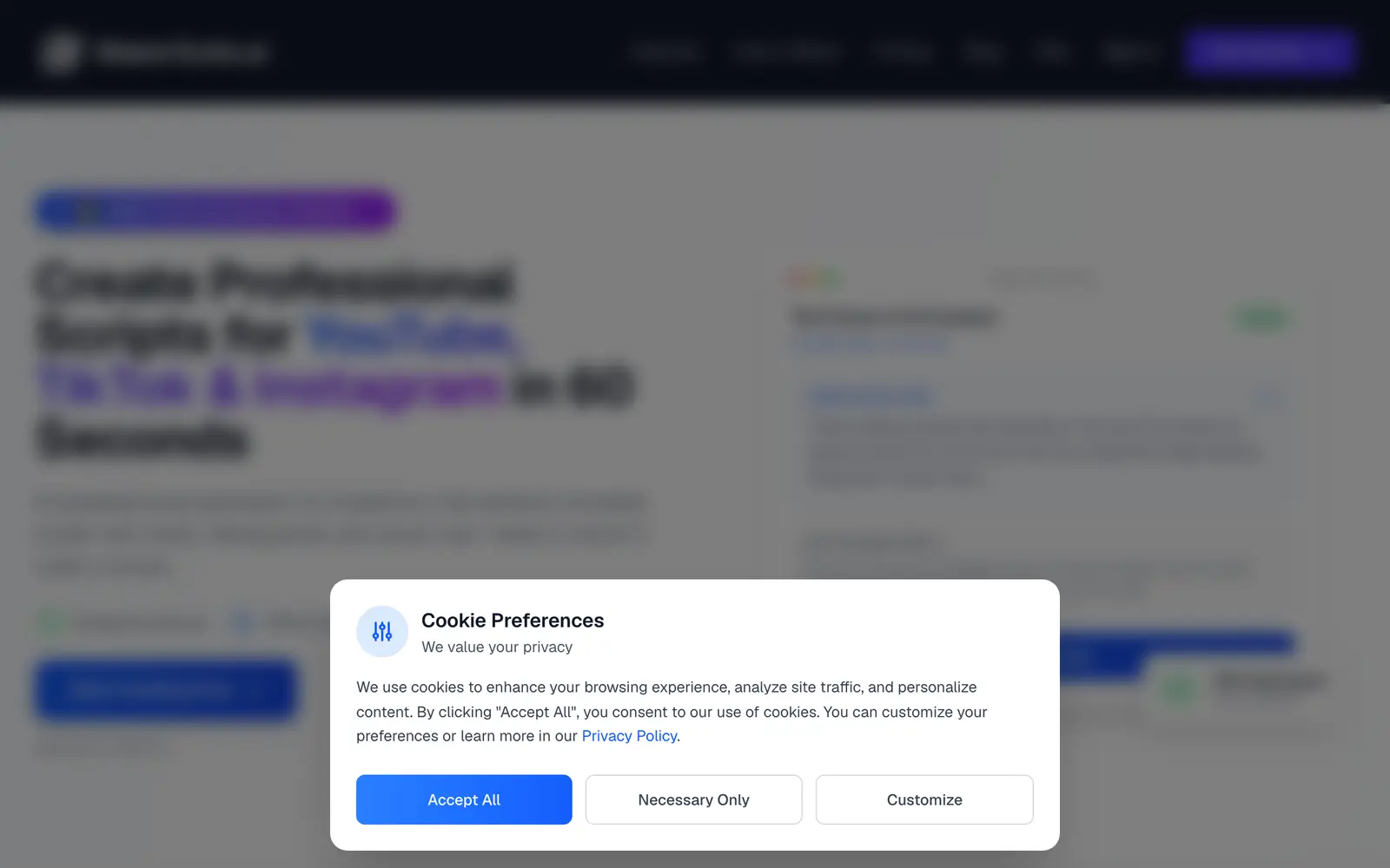 Screenshot of the MakerSuite website