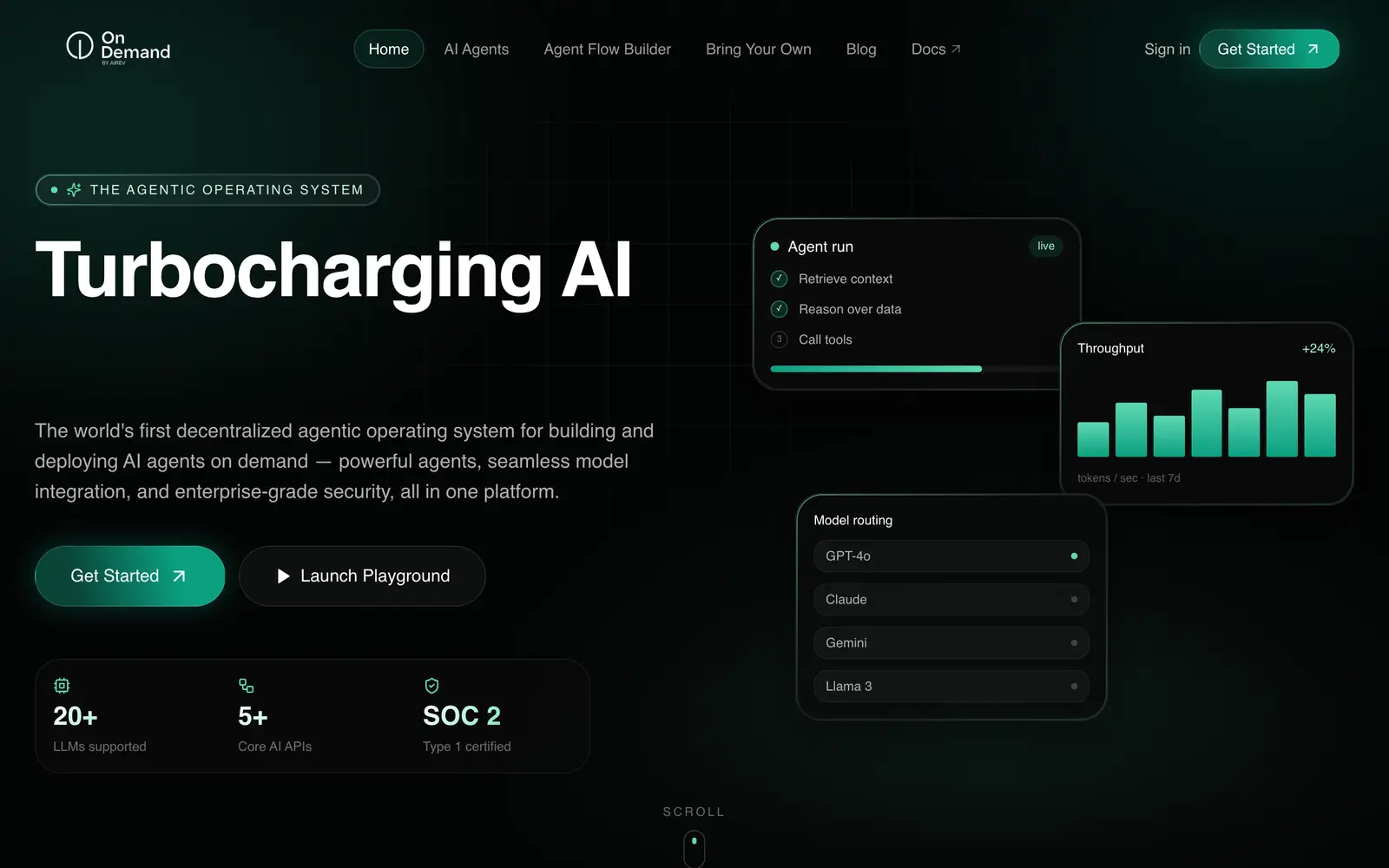 Screenshot of the OnDemand website