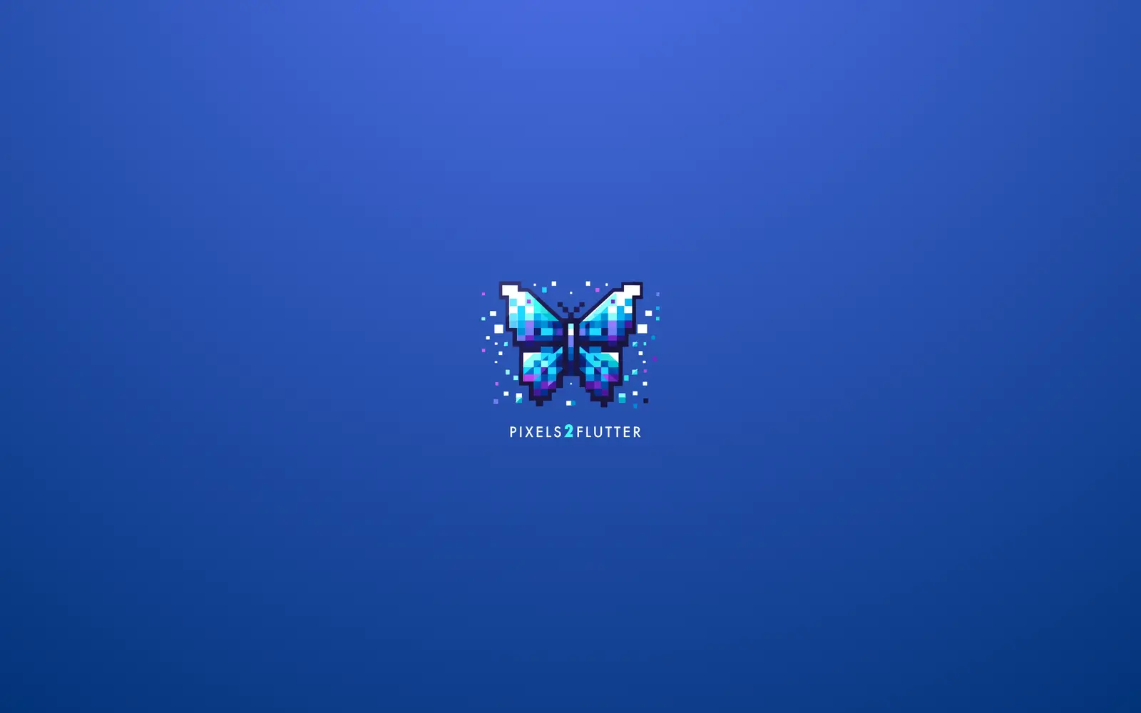 Screenshot of the Pixels2Flutter website