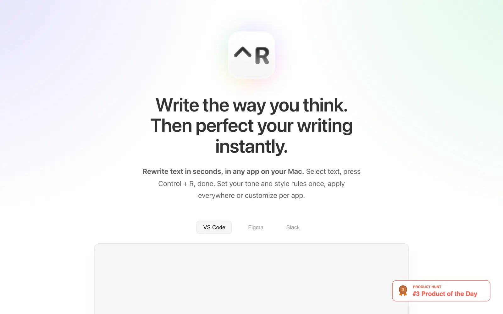 Screenshot of the Scraib.app website