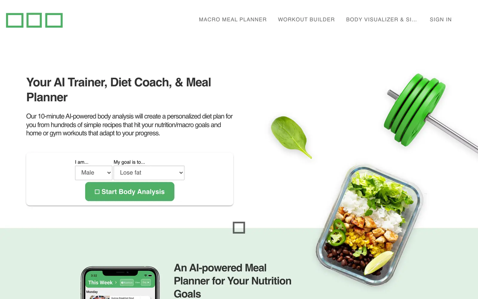 Screenshot of the Strongr Fastr website
