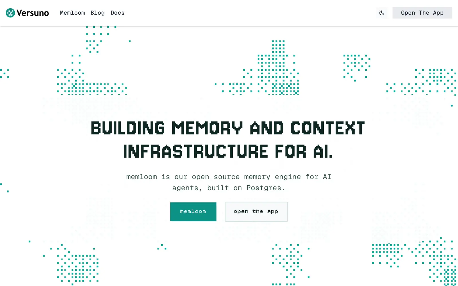 Screenshot of the Versuno website