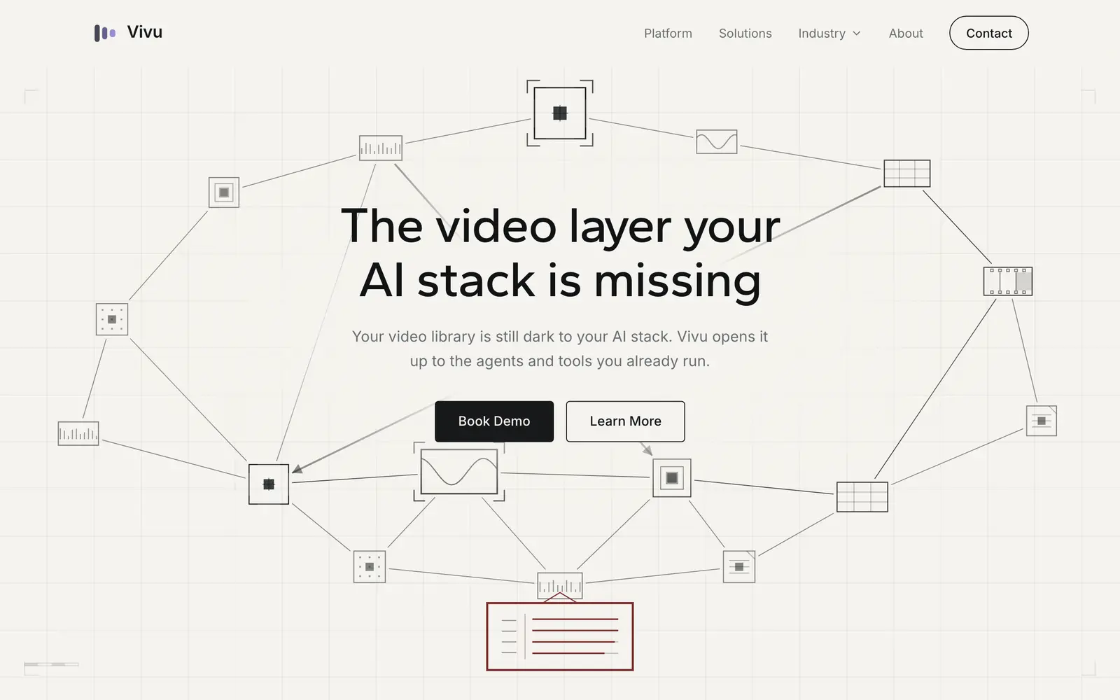 Screenshot of the Vivu website